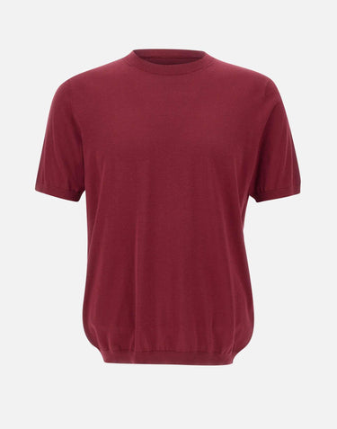 Maglia a maniche corte in misto seta e cotone 300421 375 KANGRA 