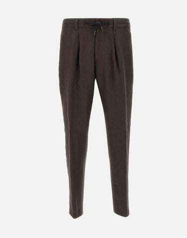 Pantaloni "L-Peet " in lino 50538679 203 BOSS 