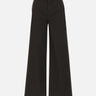 Pantaloni "Olimpia" in gabardina di cotone OLIMPIA BLACK TRUE AVENUE 