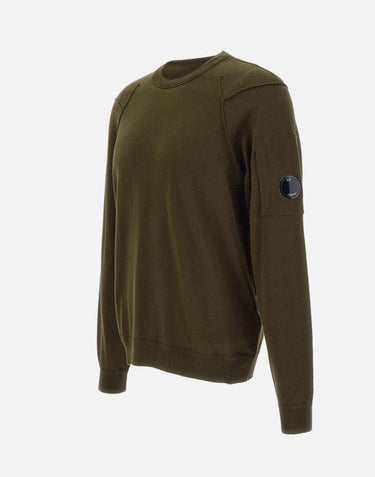 "Sea Island Crewneck Lens Knit" 18CMKN026A 004037A683 C.P. COMPANY 