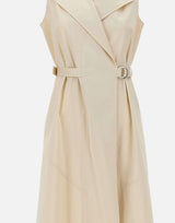 Vestito a vestaglia in cotone elasticizzato 50557446 131 BOSS 