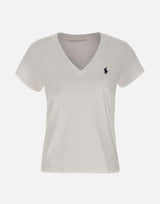 T-shirt a V in cotone 211B14611 007 POLO RALPH LAUREN 