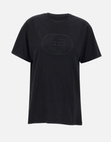 T-shirt in jersey di cotone MA60N51E2 110 ELISABETTA FRANCHI 