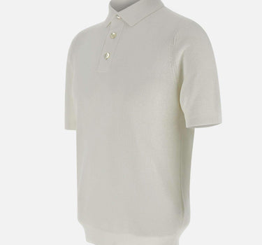 Polo in crepe di cotone PL1MC CR14P001 FILIPPO DE LAURENTIIS 