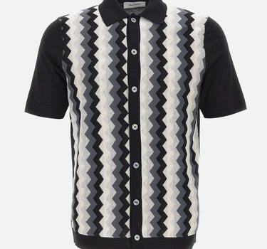 Camicia in maglia jacquard chevron 43194 20747099 GRAN SASSO 