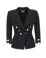 Blazer con placche logo GI26866E2 110 ELISABETTA FRANCHI 