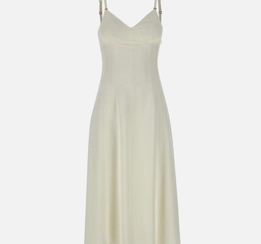Abito in crêpe leggero con lacci criss-cross AB74852E2 360 ELISABETTA FRANCHI 
