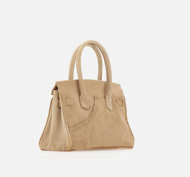 Borsa a mano riciclata 37501 BEIGE ANOTHER CHANCE 