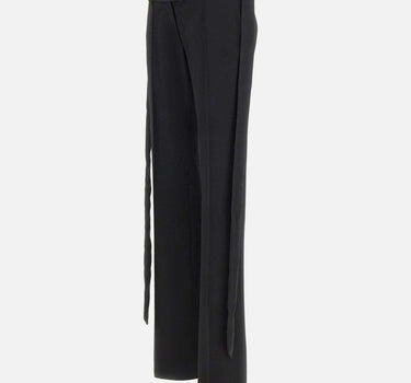 Pantaloni con cintura avvolgente 260WCP00285 WWW065AA100 THE ATTICO 