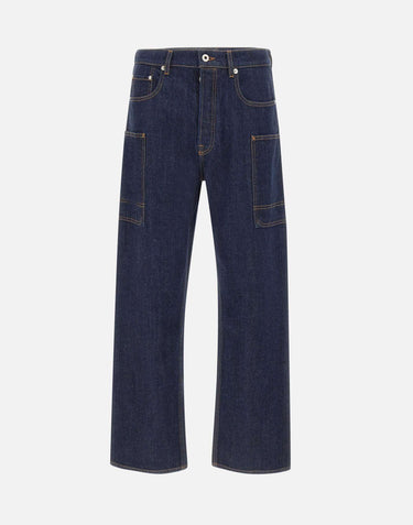"Cargo monkey fit jeans" FF65DP4086I1 DM KENZO PARIS 