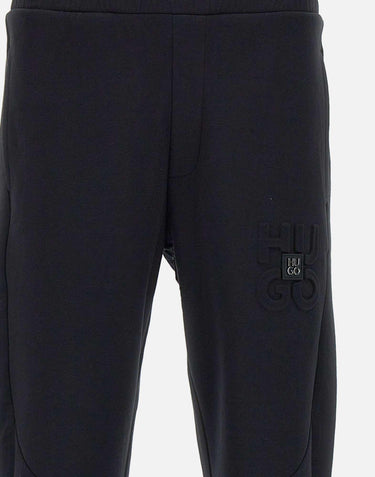 Jogger " Debospant" in cotone stretch<BR/> 50530193 001 HUGO 