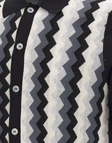 Camicia in maglia jacquard chevron 43194 20747099 GRAN SASSO 