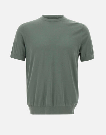 Maglia in cotone a maniche corte DK17036 MILITARE DIKTAT 
