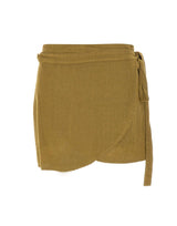 Gonna a portafoglio in lino SPJAR018 1043 KAOS 
