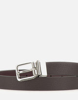 Cintura in pelle reversibile CNK00963 GRNNAESPRESSOANTIQUERUBY GIANNI CHIARINI 