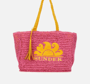 "Wina straw bag" AW029ABPA100 A7000 SUNDEK 