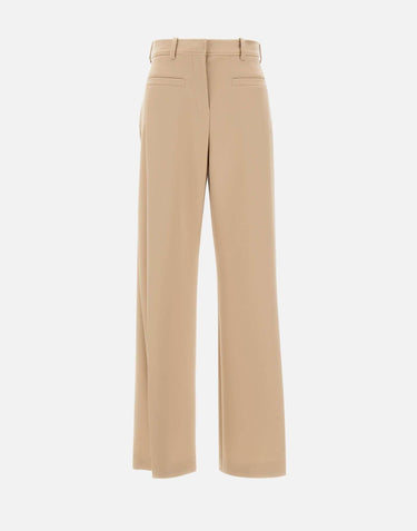 Pantaloni "Heritage Pleated" 126CPA450PL0159 SAND COURREGES 