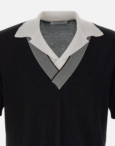 Polo con scollo a V 57145 20652099 GRAN SASSO 