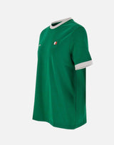 T-shirt in cotone elasticizzato con bandiera 50562134 320 BOSS 