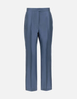 Pantalone in seta 2616131054600 019 MAX MARA STUDIO ELEGANTE 