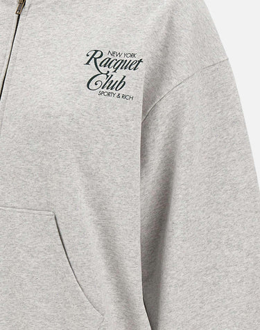Felpa con zip "NYRC" ST08861430GY03 HEATHGRAY SPORTY & RICH 