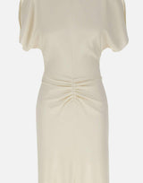 Abito midi "Bela" 1226WDR005227A IVORY VICTORIA BECKHAM 