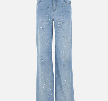 Jeans flare con borchie UA5158DS800 78850 LIU-JO 