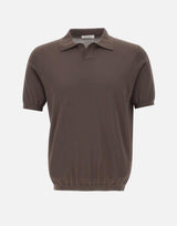 Polo in misto seta e cotone 300423 170 KANGRA 
