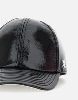 Cappello da baseball in vinile "Reedition" PERACT002VY0014 BLACK COURREGES 