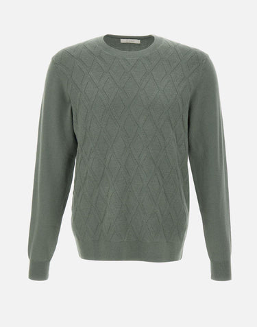 Maglia viscosa e cashmere DK97025 SALVIA DIKTAT 