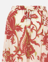 Gonna lunga in cotone con stampa floreale WRFA0114 99SA5U0X0808 ETRO 
