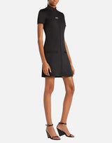 "Interlock tracksuit mini dress" 325JRO686JS0250 BLACK COURREGES 