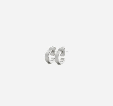 Orecchini a cerchio con numeric signature SM7VG0057 SV0310951 MM6 MAISON MARGIELA 