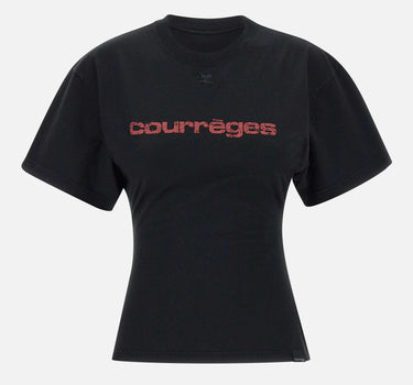T-shirt  in cotone 125JTS168JS0112 B087 COURREGES 