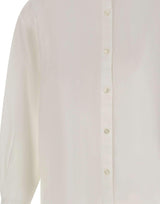 Camicia "Boyfriend" in misto cotone e lino CFWWSI2013 FRUT52958309 WOOLRICH 