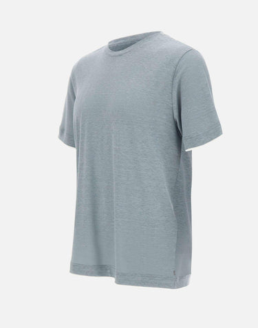 T-shirt in lino M75TSHM07 TES0M2410801 ELEVENTY 