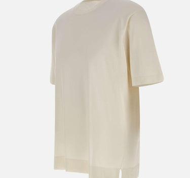 T-shirt in crêpe di cotone TS0MCOV CR14R020 FILIPPO DE LAURENTIIS 