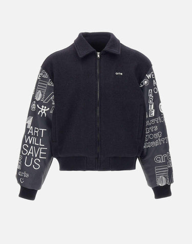 "Graffiti Varsity Jacket" 074J 450 ARTE ANTWERP 
