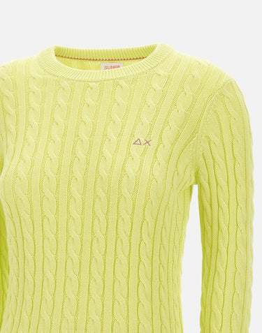 "Cable knit sweater" K35224 32 SUN68 