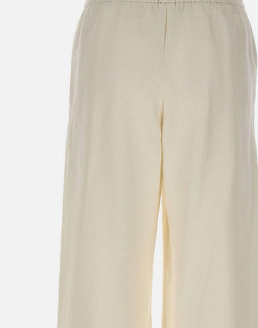 Pantaloni in misto lino con lurex M80PANG12 TES0M06800 ELEVENTY 
