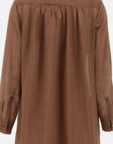 Abito chemisier in garza ramié ricamata 2616231012600 062 MAX MARA STUDIO 