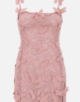 Abito lungo in pizzo macramé 4A443A N0114 BLUMARINE 