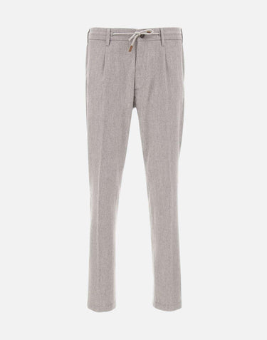 Pantaloni in lana X75PANB21 TES0H02713 ELEVENTY 