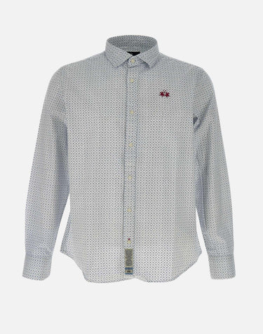 "Printed popeline shirt" MAC014 PP721F0124 LA MARTINA 