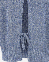 Maglia smanicata con paillettes 17302039 697 KANGRA 