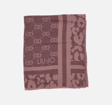 Stola con logo 2F5040T0300 91718 LIU-JO 