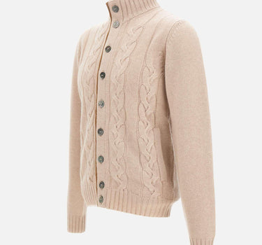 Maglia in lana e cashmere DC918586 MIELE DELLA CIANA CASHMERE 