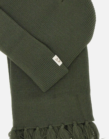 Set Cappello e sciarpa in lana C45110 74 SUN68 