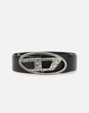 Cintura "B-1dr Strass" in pelle X09611 P6364T8013 DIESEL 