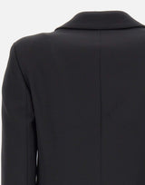 Blazer in crepe RI1CO016 0001 KAOS 
